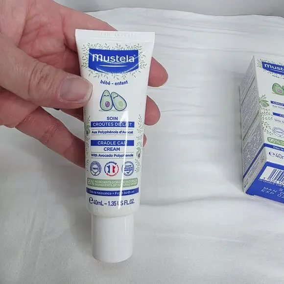 Mustela 2 pk Baby Cradle Cap Cream W Natural Avocado  Paraben Free & Fragrance - Picture 7 of 8